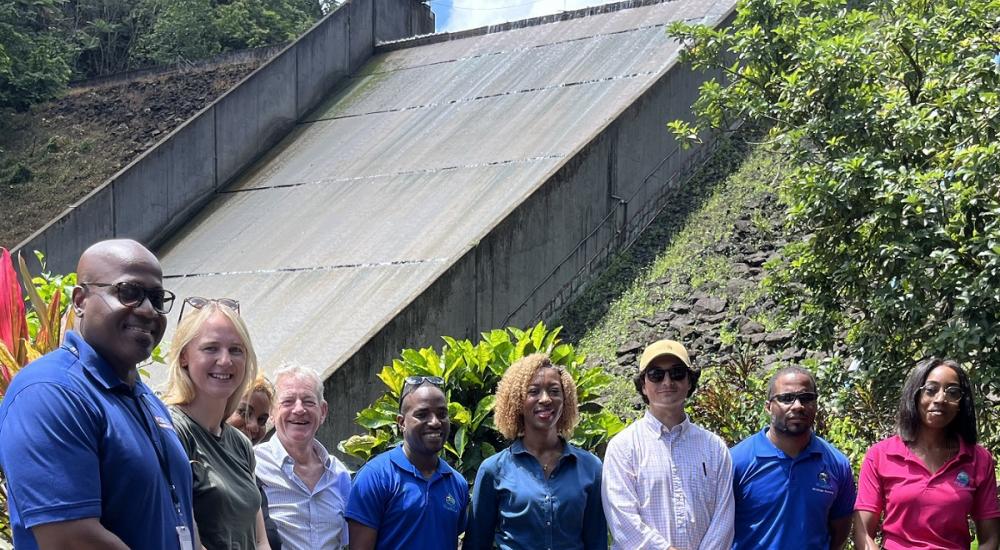 People with John Compton dam